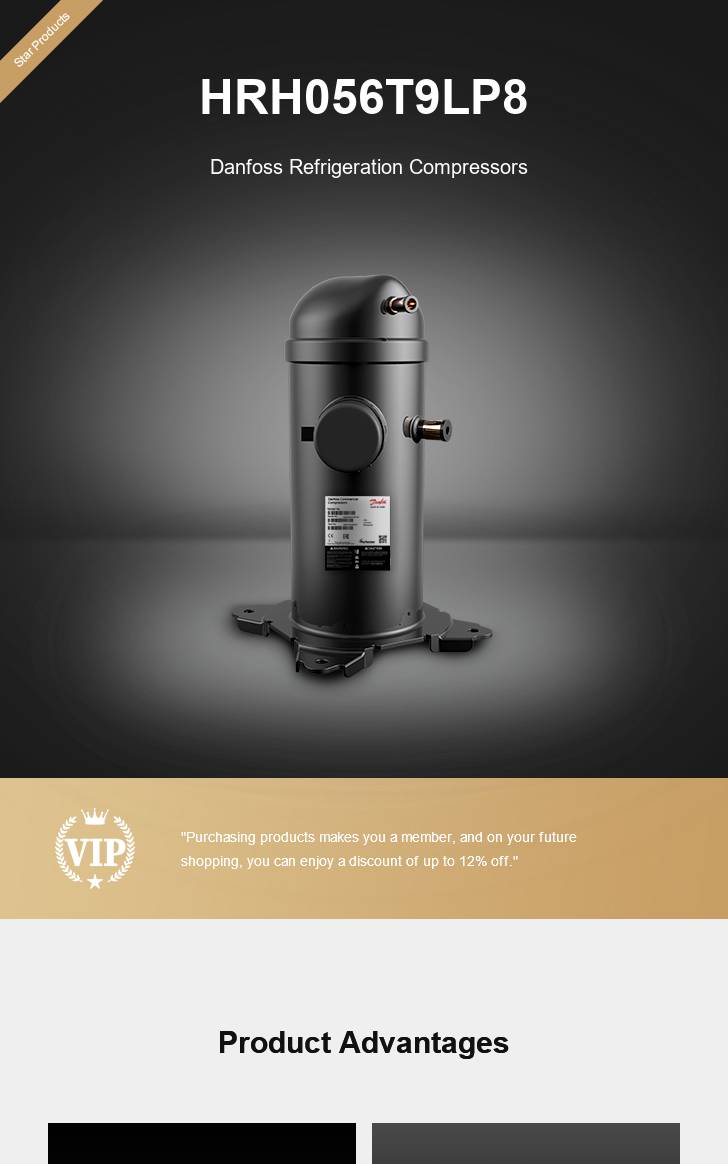 Danfoss Compressor HRH056T9LP8, technical parameters pdf, structure diagram